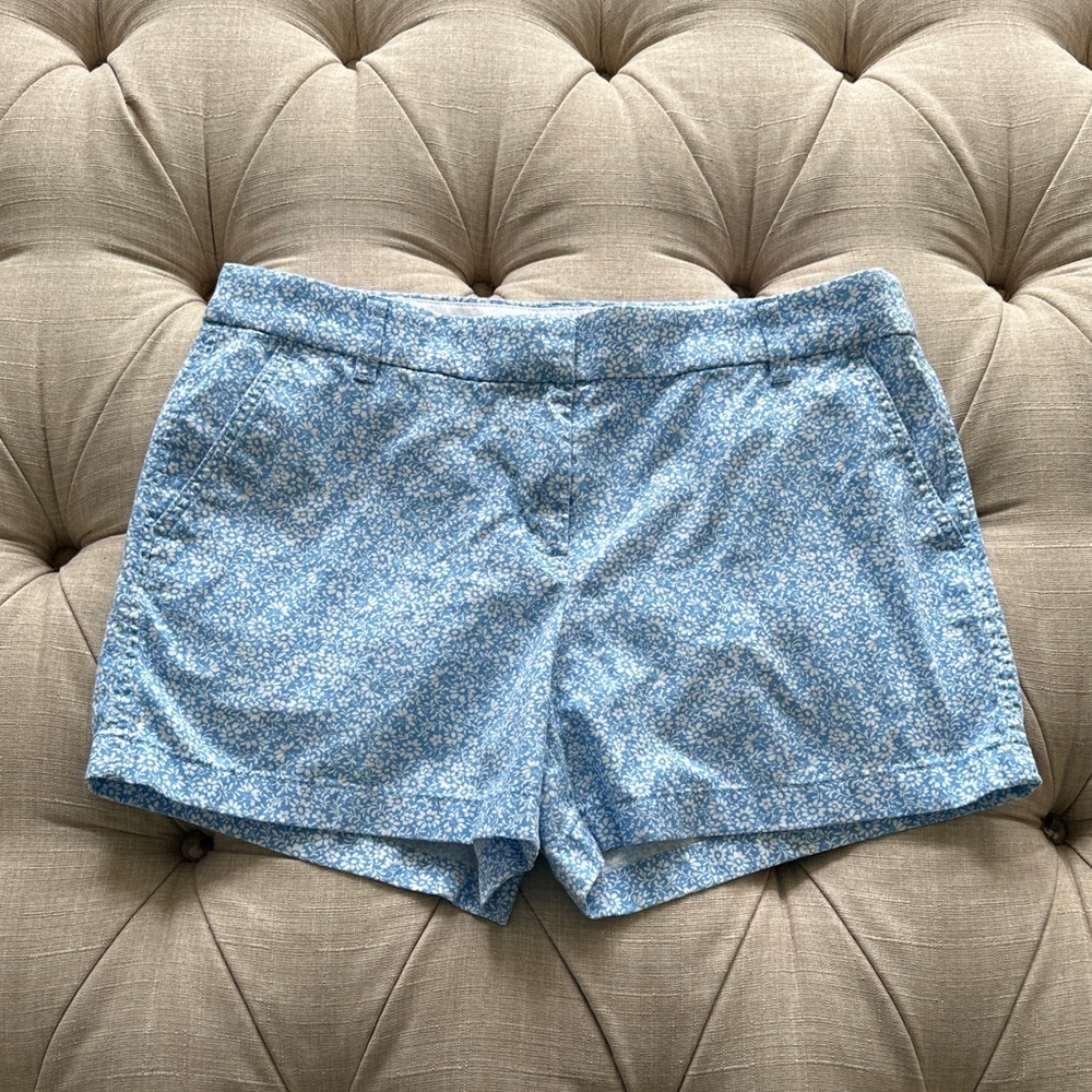 J. Crew Light Blue Floral Women's Shorts